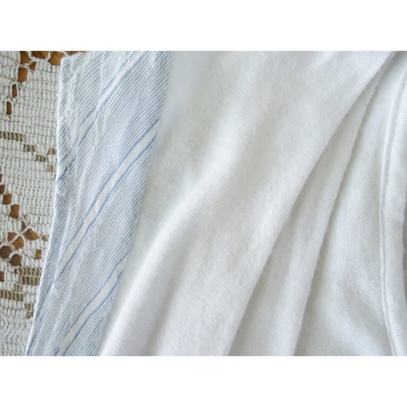 De Rigueur White Jersey Sleeveless Tank Top sz S - Picture 5 of 6